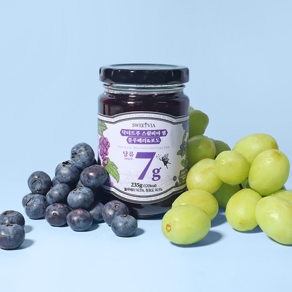 Sweetvia Jam (Blueberry &amp; Grape) 235g